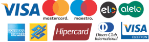 Formas de pagamento aceitas